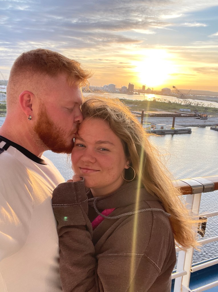 Zach and Leah at Sunset